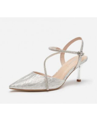 Casual Temperament Rhinestone Baotou Hollow Stiletto Sandals