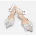 Fashion casual bow high-heeled sandals