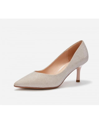 Fashion matte pointed toe ladylike temperament pumps