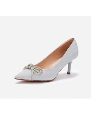 Fashion temperament lady bow decoration high heels