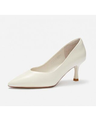 Solid color pointed toe fashion temperament high heels