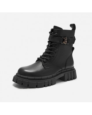 Round toe buckle with personalized fashion trend Martin boots