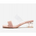 Fashion design sense casual block heel sandals