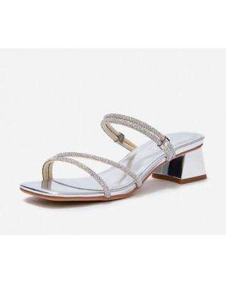 Fashion rhinestone high heel sandals