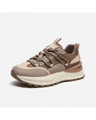 Fashion color block breathable comfortable sneakers