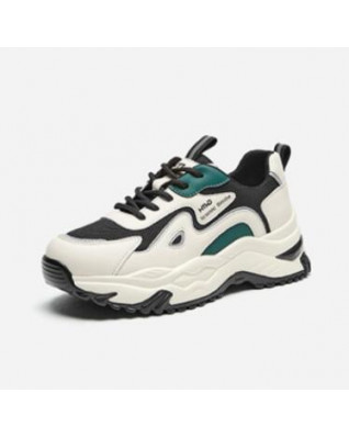 Fashion platform shoes with trendy platform stitching