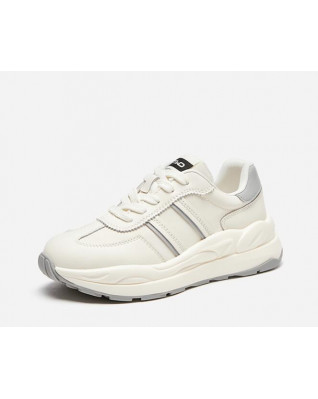 Fashion retro solid color all-match running casual shoes